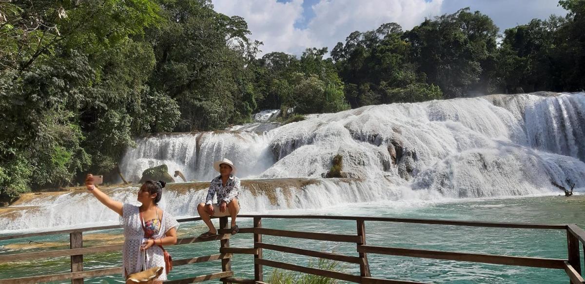 Posada Tzeltal Arroyo Agua Azul Luaran gambar
